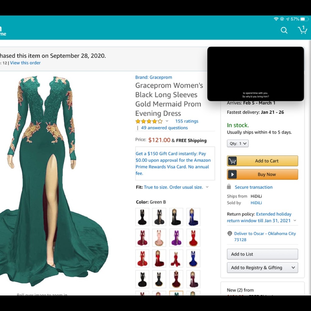 Green long sleeve cocktail dress